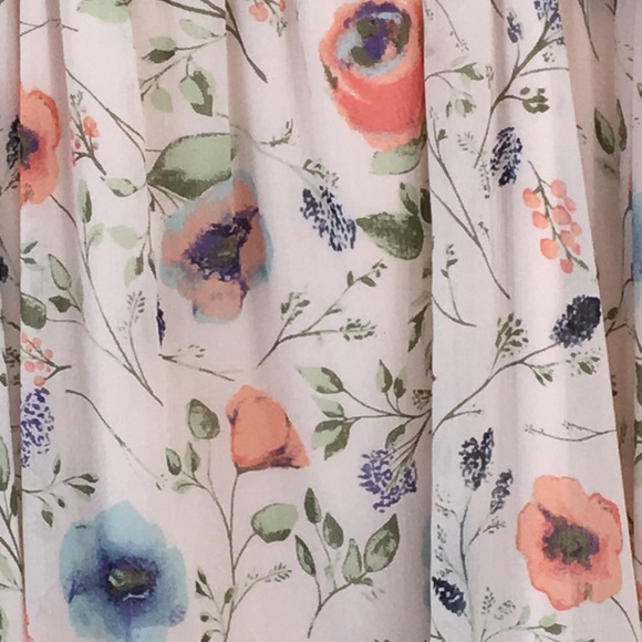 Jessica Simpson Maternity V-Neck Floral Flowy Dress Size S EXCELLENT Condition - Picture 7 of 8